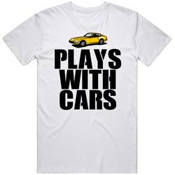 Yellow 1969 Nissan Fairlady Z Plays With Cars Cool Car Unisex Cotton Classic T Shirt