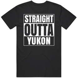 Straight Outta Yukon Oklahoma City Compton Parody Grunge Unisex Cotton Classic T Shirt