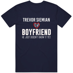 Trevor Siemian Is My Boyfriend Just Doesn't Know Denver Football Player Funny Fan Unisex Cotton Classic T Shirt