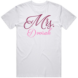 Mrs Dvorak Last Name Funny Unisex Cotton Classic T Shirt