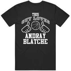 Andray Blatche This Guy Loves Heart Brooklyn Basketball Unisex Cotton Classic T Shirt