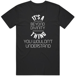 It's A Beyond Divinity Thing You Wouldn't Understand Cool Video Game Fan Unisex Cotton T Shirt