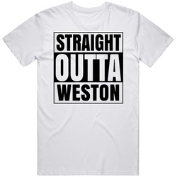 Straight Outta Weston Florida City Compton Parody Unisex Cotton T Shirt