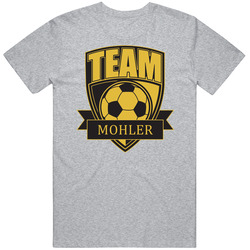 Team Mohler Last Name Soccer Unisex Cotton T Shirt