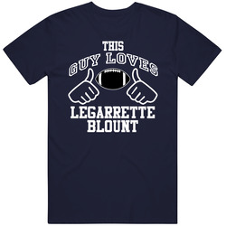 This Guy Loves Legarrette Blount New England Football Fan Sports T Shirts Unisex Cotton T Shirt