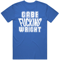 Fcking Gabe Wright Detroit Football Team Favorite Player Fan Unisex Cotton T Shirt