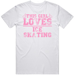 This Girl Thumbs Ice Skating Favorite Sport Unisex Cotton T Shirt