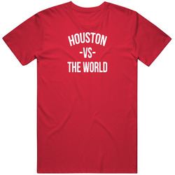 Houston Vs The World Basketball Unisex Cotton T Shirt