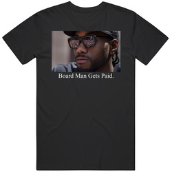 Board Man (black) Unisex Cotton T Shirt