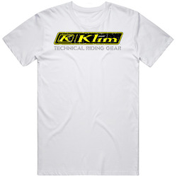 Klim Automobile Car Truck Motorcycle Auto Parts Cool Distressed Style Brand Logo Emblem Unisex Cotton T Shirt