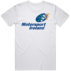 Motorsport Ireland Automobile Car Truck Motorcycle Auto Parts Cool Distressed Style Brand Logo Emblem Unisex Cotton T Shirt