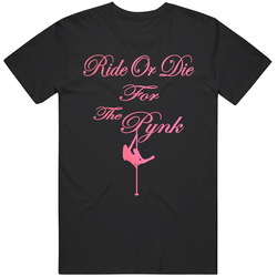 Ride Or Die For The Pink Dark Unisex Cotton T Shirt
