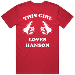 This Girl Loves Hanson Name Unisex Cotton T Shirt