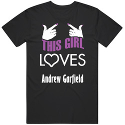 Andrew Garfield  This Girl Loves Heart Hot Unisex Cotton T Shirt