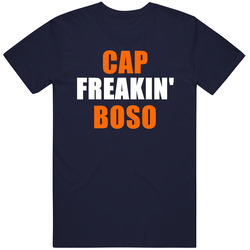 Cap Boso Chicago Football Sports Freakin Unisex Cotton T Shirt Cap Boso Chicago Football Sports Freakin Unisex Cotton T Shirt