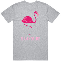 Flamingo Life Unisex Cotton T Shirt Flamingo Life Unisex Cotton T Shirt