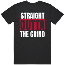 Straight Outta The Grind- Short Sleeve Unisex Cotton T Shirt Straight Outta The Grind- Short Sleeve Unisex Cotton T Shirt