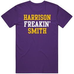 Harrison Freakin' Smith Minnesota Football Player Cool Fan Unisex Cotton T Shirt Harrison Freakin' Smith Minnesota Football Player Cool Fan Unisex Cotton T Shirt