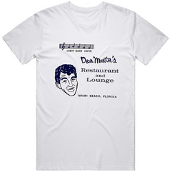 Dean Martin's Lounge Unisex Cotton T Shirt