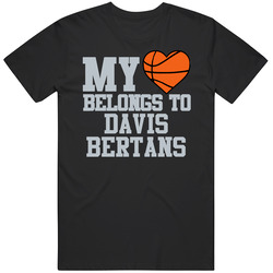 My Heart Belongs To Davis Bertans San Antonio Basketball Unisex Cotton T Shirt My Heart Belongs To Davis Bertans San Antonio Basketball Unisex Cotton T Shirt