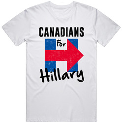 Canadian For Hillary Clinton Patriotic Support 2016 Election Unisex Cotton T Shirt Canadian For Hillary Clinton Patriotic Support 2016 Election Unisex Cotton T Shirt