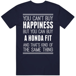 Buy A Honda Fit Happiness Car Lover Unisex Cotton T Shirt Buy A Honda Fit Happiness Car Lover Unisex Cotton T Shirt