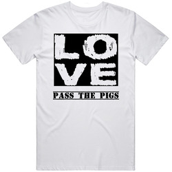 Pass The Pigs Love Sports Unisex Cotton T Shirt Pass The Pigs Love Sports Unisex Cotton T Shirt