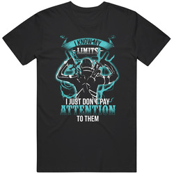 Sword Art Online I Know My Limits I Just Don't Pay Attention To Them Kirito Unisex Cotton T Shirt