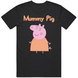 Mummy Pig Unisex Cotton T Shirt