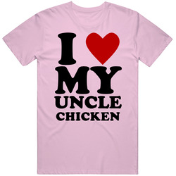 I Love My Uncle Chicken Kids Unisex Cotton T Shirt I Love My Uncle Chicken Kids Unisex Cotton T Shirt