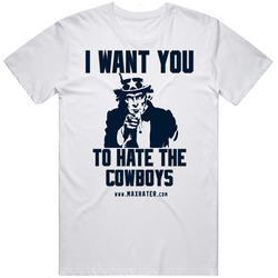 Uncle Sam Wants You To Hate The Dallas Cowboys Unisex Cotton T Shirt