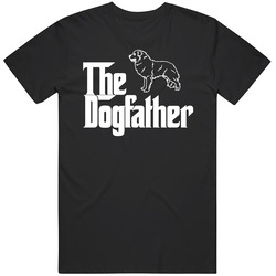 Great Pyrenees Custom Dog Breed The Dogfather Black Unisex Cotton T Shirt