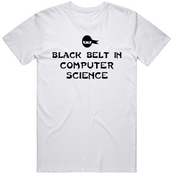 Black Belt In Computer Science School Subject Unisex Cotton T Shirt Black Belt In Computer Science School Subject Unisex Cotton T Shirt
