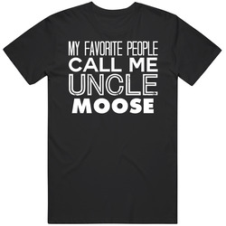 Favorite Uncle Moose Trendy Cool Name Unisex Cotton T Shirt Favorite Uncle Moose Trendy Cool Name Unisex Cotton T Shirt