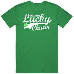 Gallagher Lucky Charm Irish St Patricks Day Shamrock Custom Name Unisex Cotton T Shirt Gallagher Lucky Charm Irish St Patricks Day Shamrock Custom Name Unisex Cotton T Shirt