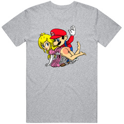 Mario Spanks Grey Unisex Cotton T Shirt