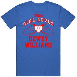 This Girl Loves Dewey Williams Chicago Chi Baseball Player Classic Unisex Cotton T Shirt This Girl Loves Dewey Williams Chicago Chi Baseball Player Classic Unisex Cotton T Shirt