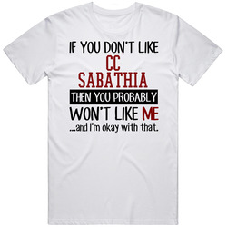 If You Don't Like Cc Sabathia Then You Won't Like Me New York Ny Baseball Fan Unisex Cotton T Shirt If You Don't Like Cc Sabathia Then You Won't Like Me New York Ny Baseball Fan Unisex Cotton T Shirt