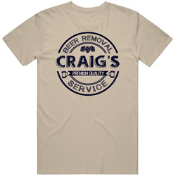 Craig's Beer Removal Service Personalized Party Unisex Cotton T Shirt Craig's Beer Removal Service Personalized Party Unisex Cotton T Shirt