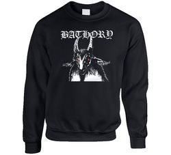 Bathory Band Logo Unisex Cotton Crewneck Sweatshirt Bathory Band Logo Unisex Cotton Crewneck Sweatshirt