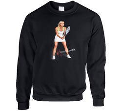 Maria Sharapova Sexy Tennis Player Porsche Tennis Grand Prix Title  Stuttgart Unisex Cotton Crewneck Sweatshirt