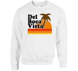 Del Boca Vista Seinfeld Florida Retirement Community Tv Show Fan Unisex Cotton Crewneck Sweatshirt