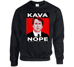 Kava Nope Kavanaugh Unisex Cotton Crewneck Sweatshirt