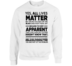 Black Lives Matter Cool Speech Protest Unisex Cotton Crewneck Sweatshirt Black Lives Matter Cool Speech Protest Unisex Cotton Crewneck Sweatshirt