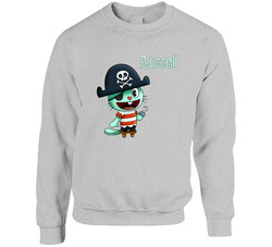 Happy Tree Friends Russell Unisex Cotton Crewneck Sweatshirt