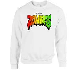 Flatbush Zombies Rasta White Unisex Cotton Crewneck Sweatshirt