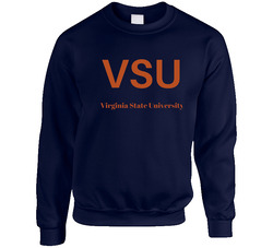 Vsu Unisex Cotton Crewneck Sweatshirt