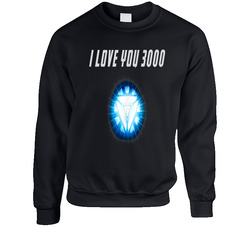 I Love You 3000 Time Unisex Cotton Crewneck Sweatshirt