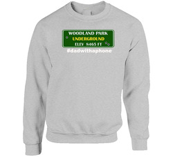 Underground Grey Unisex Cotton Crewneck Sweatshirt Underground Grey Unisex Cotton Crewneck Sweatshirt