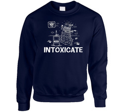 Dr Who Intoxicate Unisex Cotton Crewneck Sweatshirt